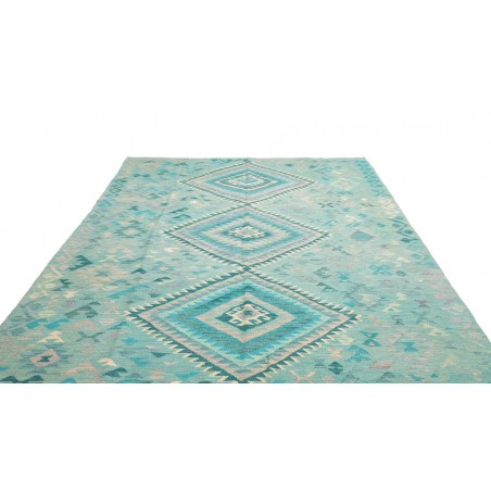 Tappeto Kilim Afghanistan blu 203x306
