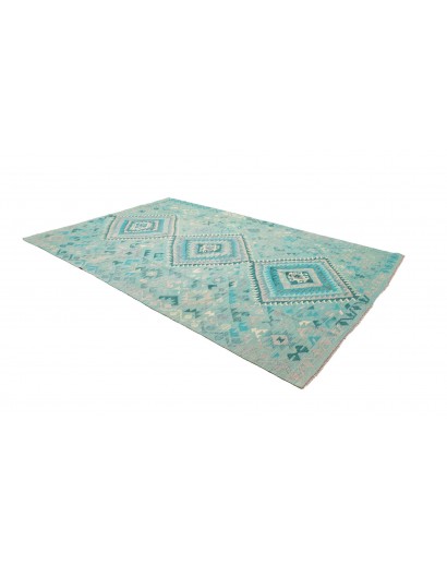 Tappeto Kilim Afghanistan blu 203x306