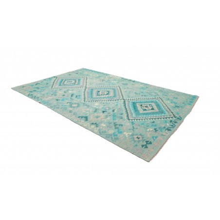 Tappeto Kilim Afghanistan blu 203x306