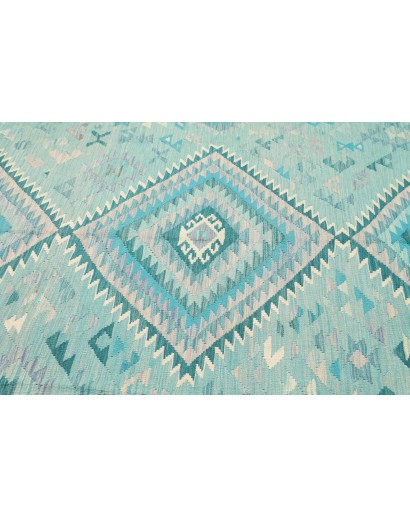 Tappeto Kilim Afghanistan blu 203x306