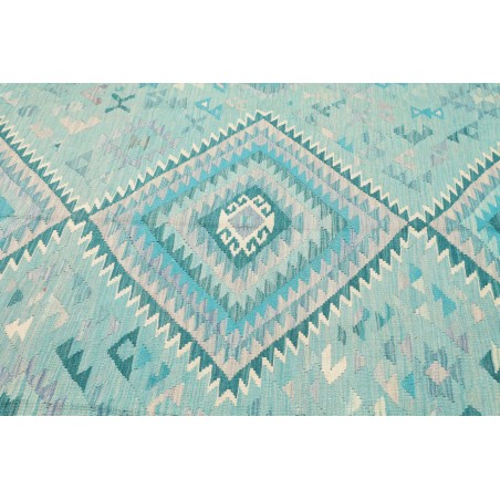 Tappeto Kilim Afghanistan blu 203x306
