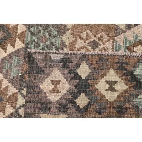 Tappeto Kilim Afghanistan bianco azzurro 210x299