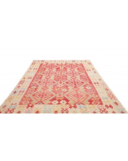 Tappeto Kilim Afghanistan marrone 206x311