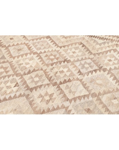 Tappeto Kilim Afghanistan beige azzurro 198x291