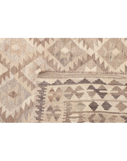 Tappeto Kilim Afghanistan beige azzurro 198x291