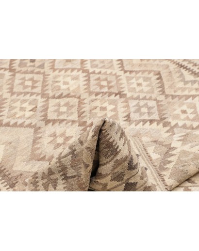 Tappeto Kilim Afghanistan beige azzurro 198x291