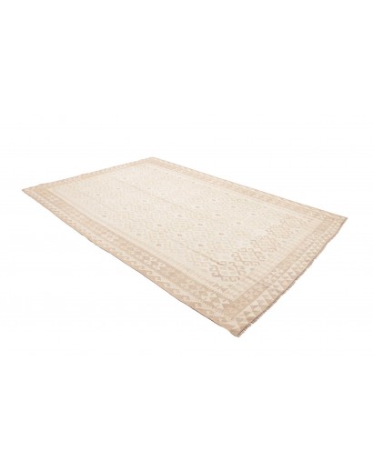 Tappeto Kilim Afghanistan bianco 204x302