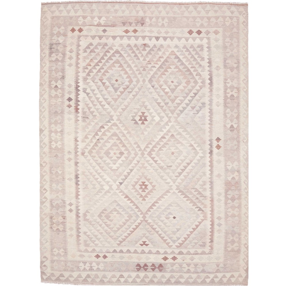 Tappeto Kilim Afghanistan bianco 207x286