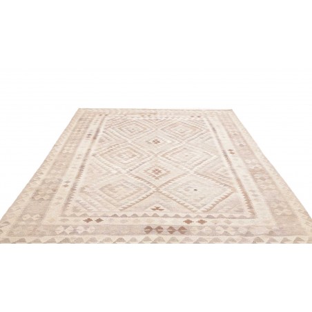 Tappeto Kilim Afghanistan bianco 207x286