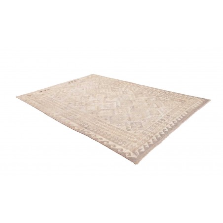 Tappeto Kilim Afghanistan beige bianco 208x286