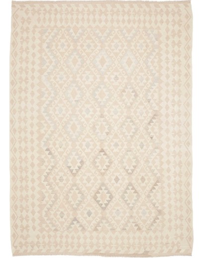 Tappeto Kilim Afghanistan bianco 203x281
