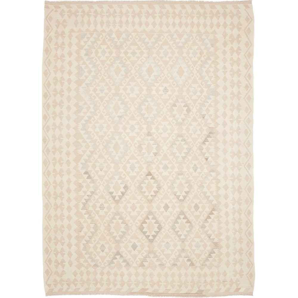 Tappeto Kilim Afghanistan bianco 203x281