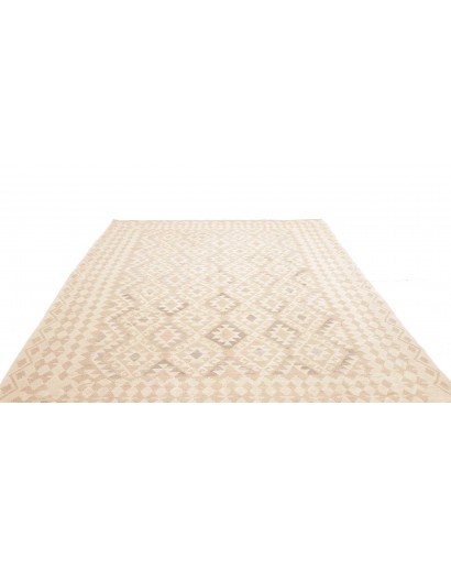 Tappeto Kilim Afghanistan bianco 203x281