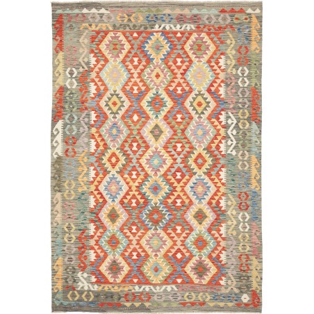 Tappeto Kilim Afghanistan marrone 204x297