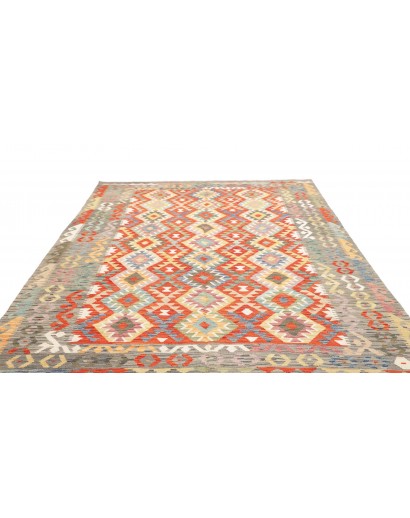 Tappeto Kilim Afghanistan marrone 204x297