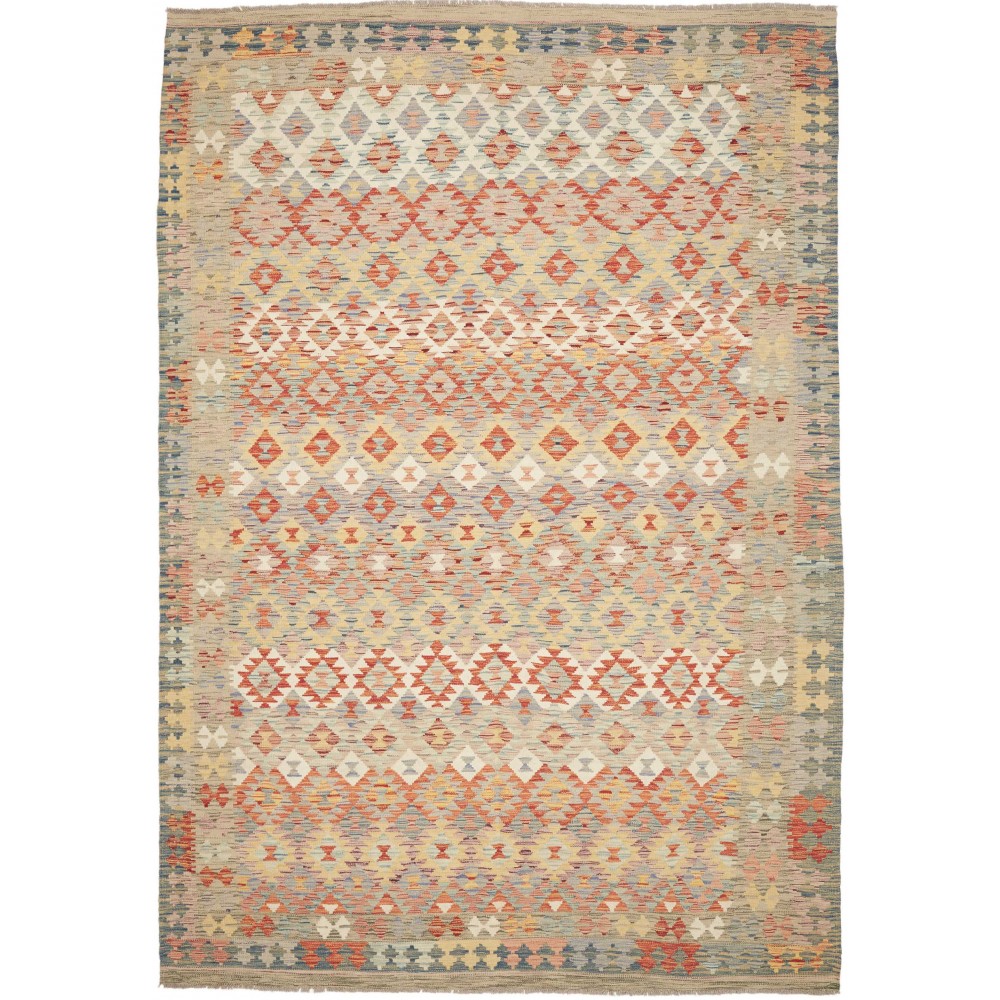 Tappeto Kilim Afghanistan marrone 205x300