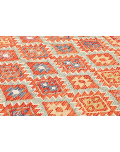 Tappeto Kilim Afghanistan marrone rosso 195x285