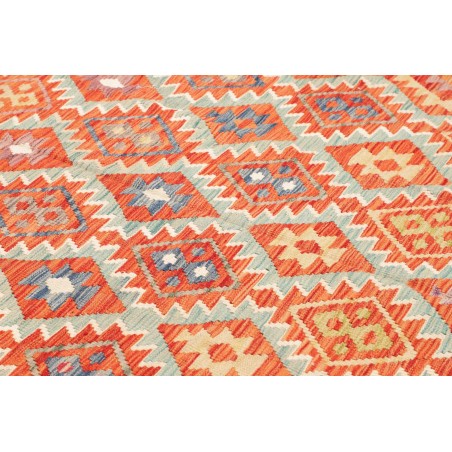 Tappeto Kilim Afghanistan marrone rosso 195x285