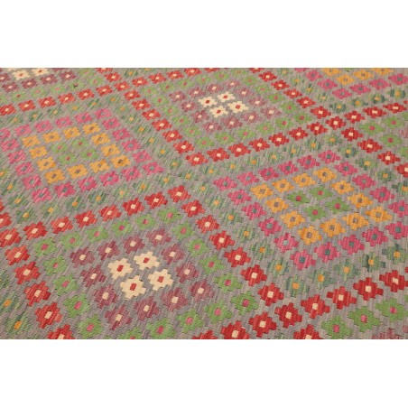 Tappeto Kilim Afghanistan marrone beige 202x298