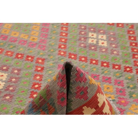 Tappeto Kilim Afghanistan marrone beige 202x298