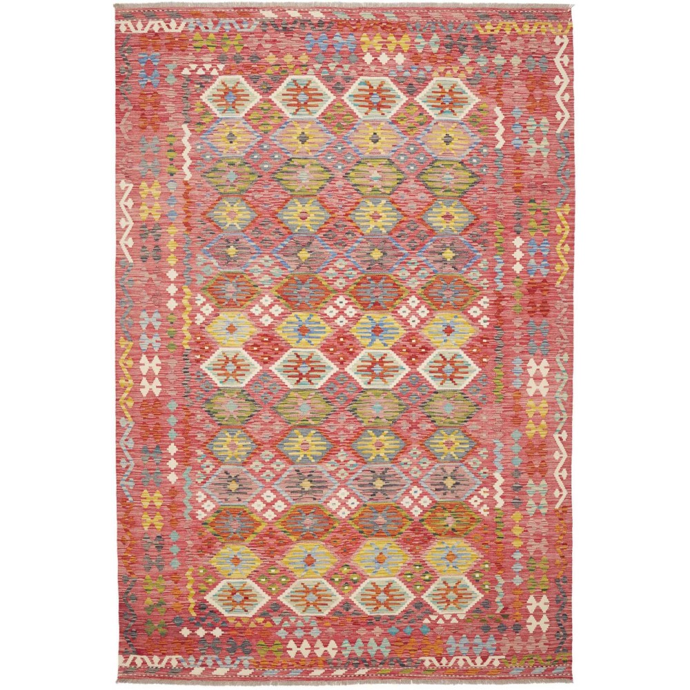 Tappeto Kilim Afghanistan marrone 203x298
