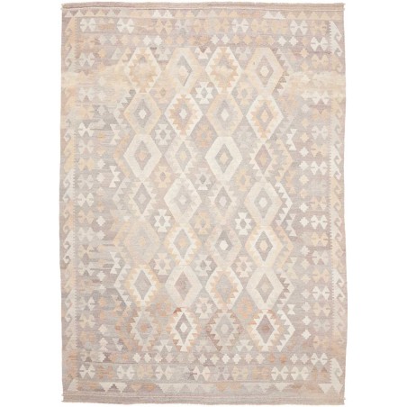 Tappeto Kilim Afghanistan bianco 205x282