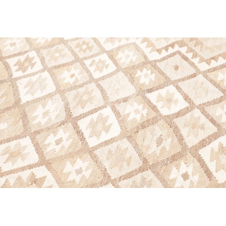 Tappeto Kilim Afghanistan bianco beige 202x286