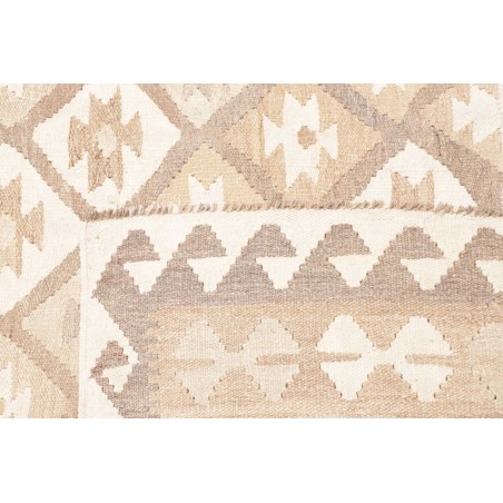 Tappeto Kilim Afghanistan bianco beige 202x286