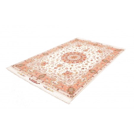 Tappeto Tabriz 70 Raj Persia beige marrone 148x219