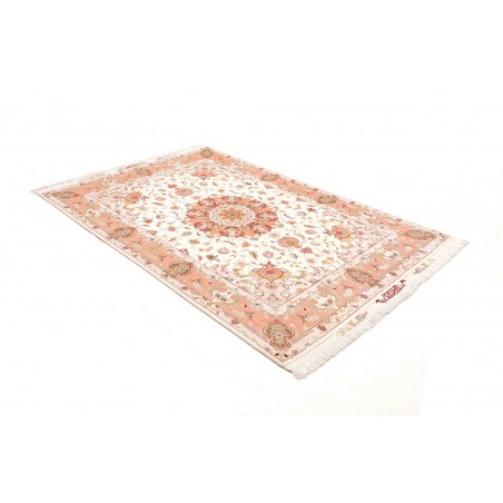 Tappeto Tabriz 70 Raj Persia beige marrone 148x219