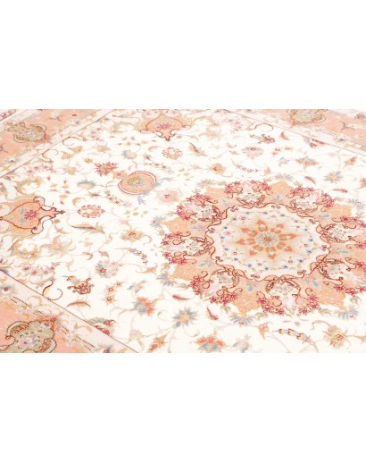 Tappeto Tabriz 70 Raj Persia beige marrone 148x219