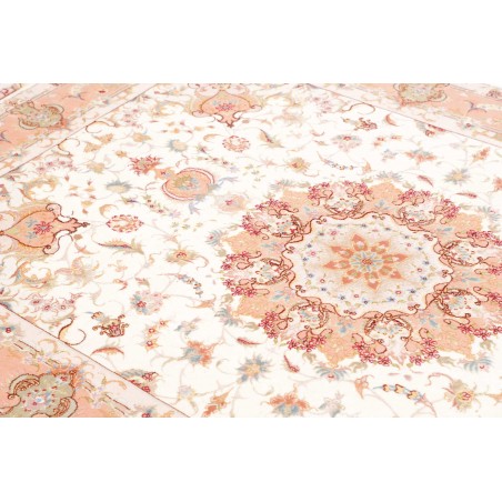 Tappeto Tabriz 70 Raj Persia beige marrone 148x219