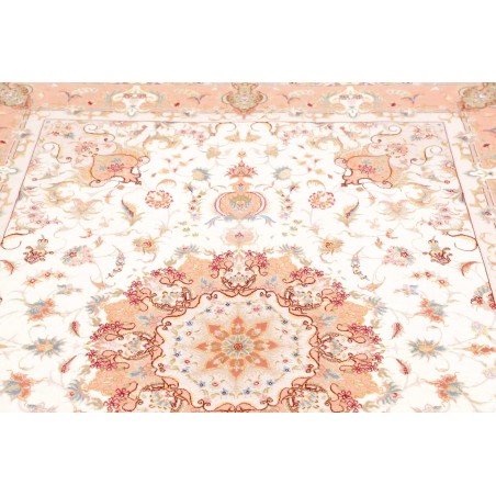 Tappeto Tabriz 70 Raj Persia beige marrone 148x219