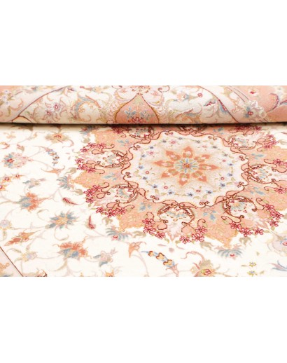 Tappeto Tabriz 70 Raj Persia beige marrone 148x219