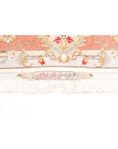 Tappeto Tabriz 70 Raj Persia beige bianco 155x213
