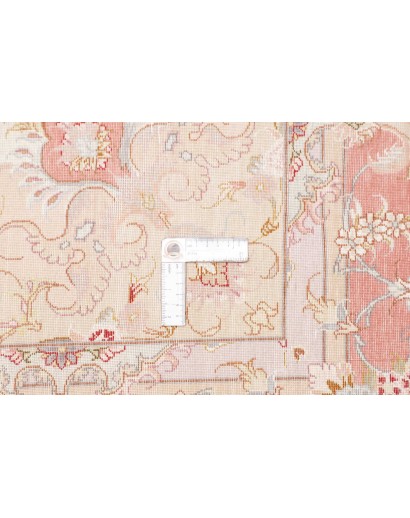 Tappeto Tabriz 70 Raj Persia beige bianco 155x213