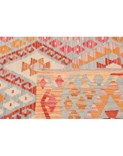 Tappeto Kilim Afghanistan marrone 105x149
