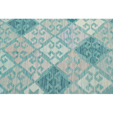 Tappeto Kilim Afghanistan beige blu 101x149