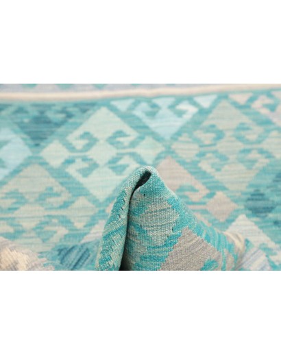 Tappeto Kilim Afghanistan beige blu 101x149