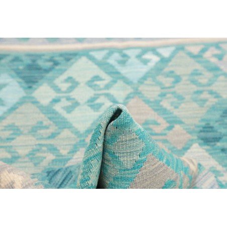 Tappeto Kilim Afghanistan beige blu 101x149