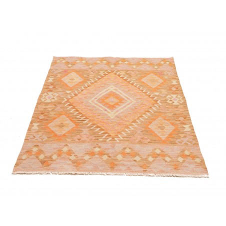 Tappeto Kilim Afghanistan marrone arancione 102x150