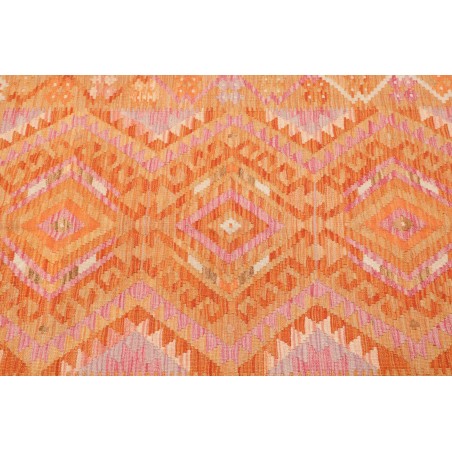 Tappeto Kilim Afghanistan arancione marrone 101x154