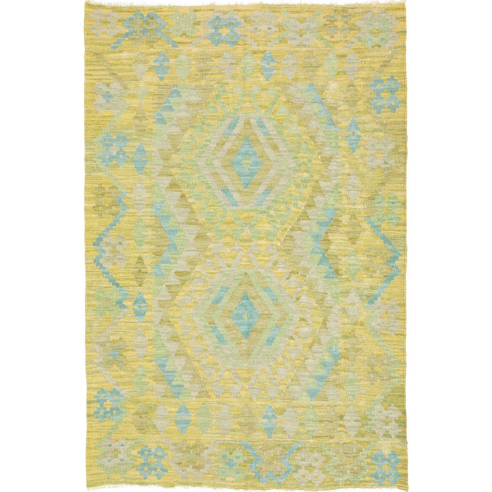 Tappeto Kilim Afghanistan marrone beige 101x150