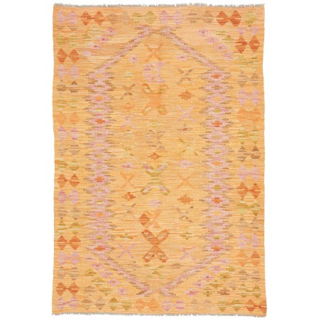 Tappeto Kilim Afghanistan marrone 103x149
