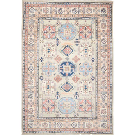 Tappeto Kazak Afghanistan bianco 203x294