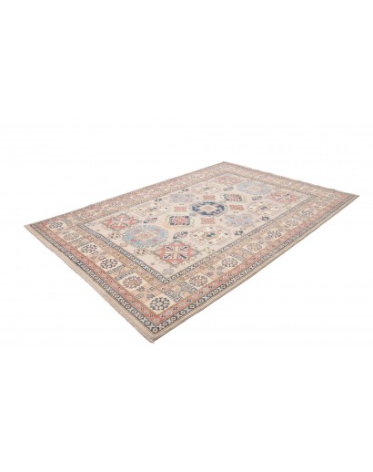 Tappeto Kazak Afghanistan bianco 203x294