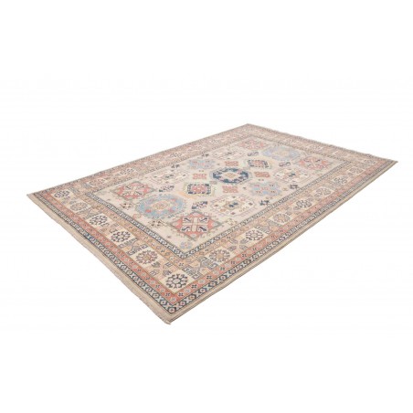 Tappeto Kazak Afghanistan bianco 203x294