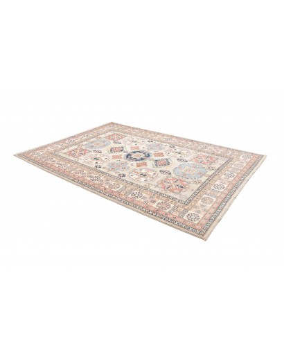 Tappeto Kazak Afghanistan bianco 203x294