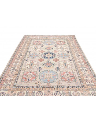 Tappeto Kazak Afghanistan bianco 203x294