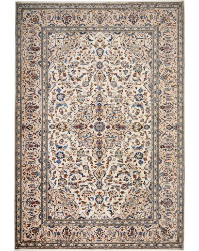 Tappeto Kashan Persia beige marrone 243x353